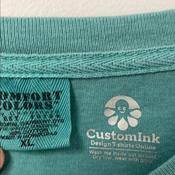 Teal Men's T-Shirt Hadley Logo Size XL - Picture 3 of 6